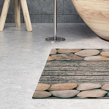 Tappeto Bagno Wood and Stones