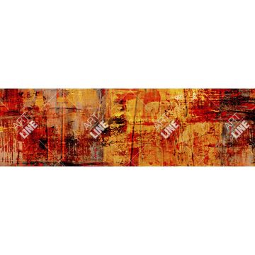 Runner Cucina Abstract Red